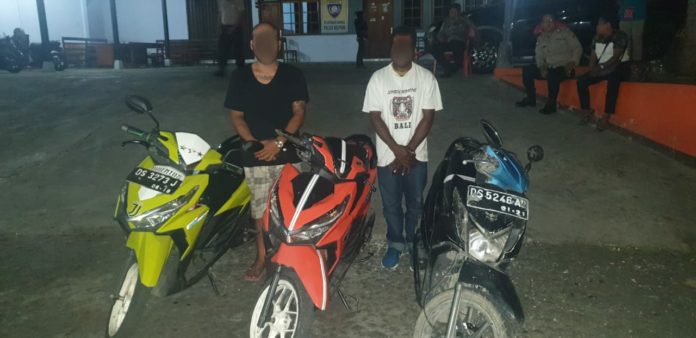 Dua Penadah Motor Curian Dicokok di Abepura
