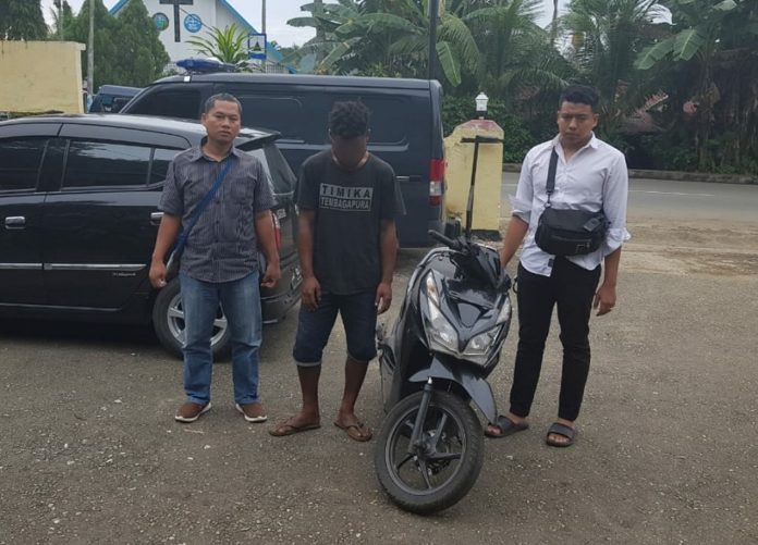 Pelaku Curanmor Ditangkap di Angkasa Japut
