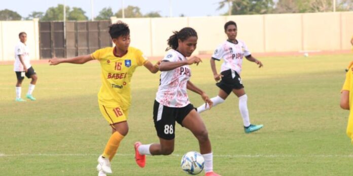 Tim Bola kaki Putri Papua hempaskan Babel