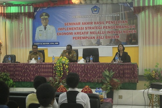 Pemkab Jayawijaya dorong ekonomi kreatif inovasi noken perempuan asli Baliem